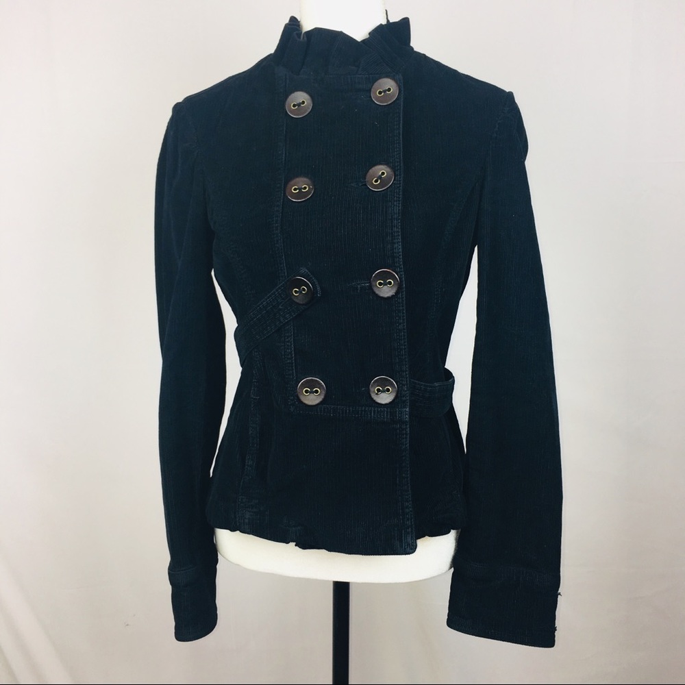 Hudson Corduroy black jacket  Size Large